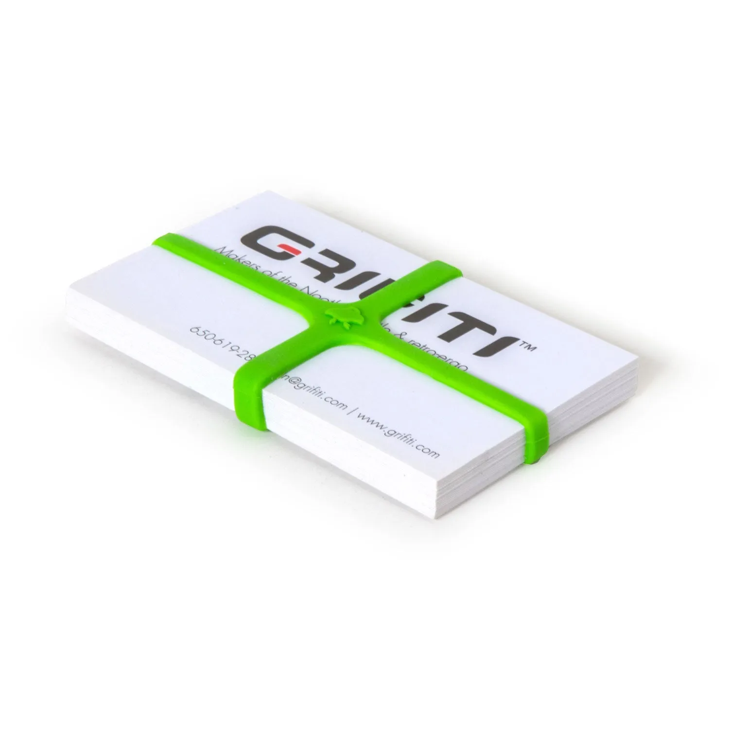 Grifiti Band Joes 2 inch Silicone Cross Bands Cards Jewelry Boxes Wallets and Wraps