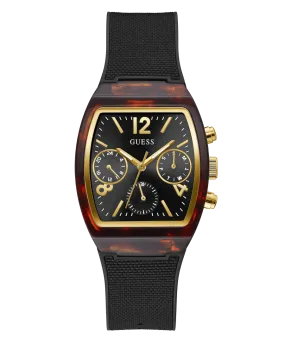 Guess GW0306L2 TORTOISE LOOK CASE BLACK NYLON/SILICONE WATCH