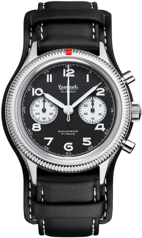Hanhart Pioneer 417 ES Flyback Reverse Panda 42 Hanhart Pioneer 417 ES Flyback Reverse Panda 42