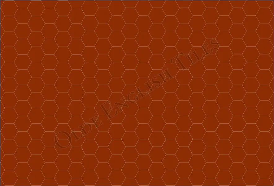 Hexagon 100mm Art Deco
