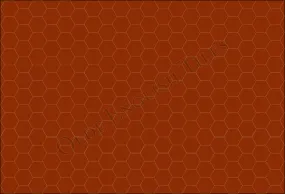 Hexagon 100mm Art Deco