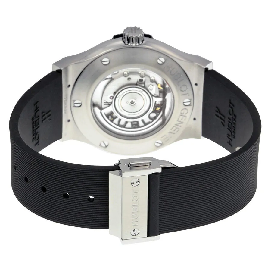 Hublot Classic Fusion Black Dial Black Rubber Men's Watch 542.NX.1170.RX