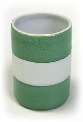 Hues & Brews 4 Piece 8 Oz. Earth-Toned Silicone Banded Mug Set - 4"