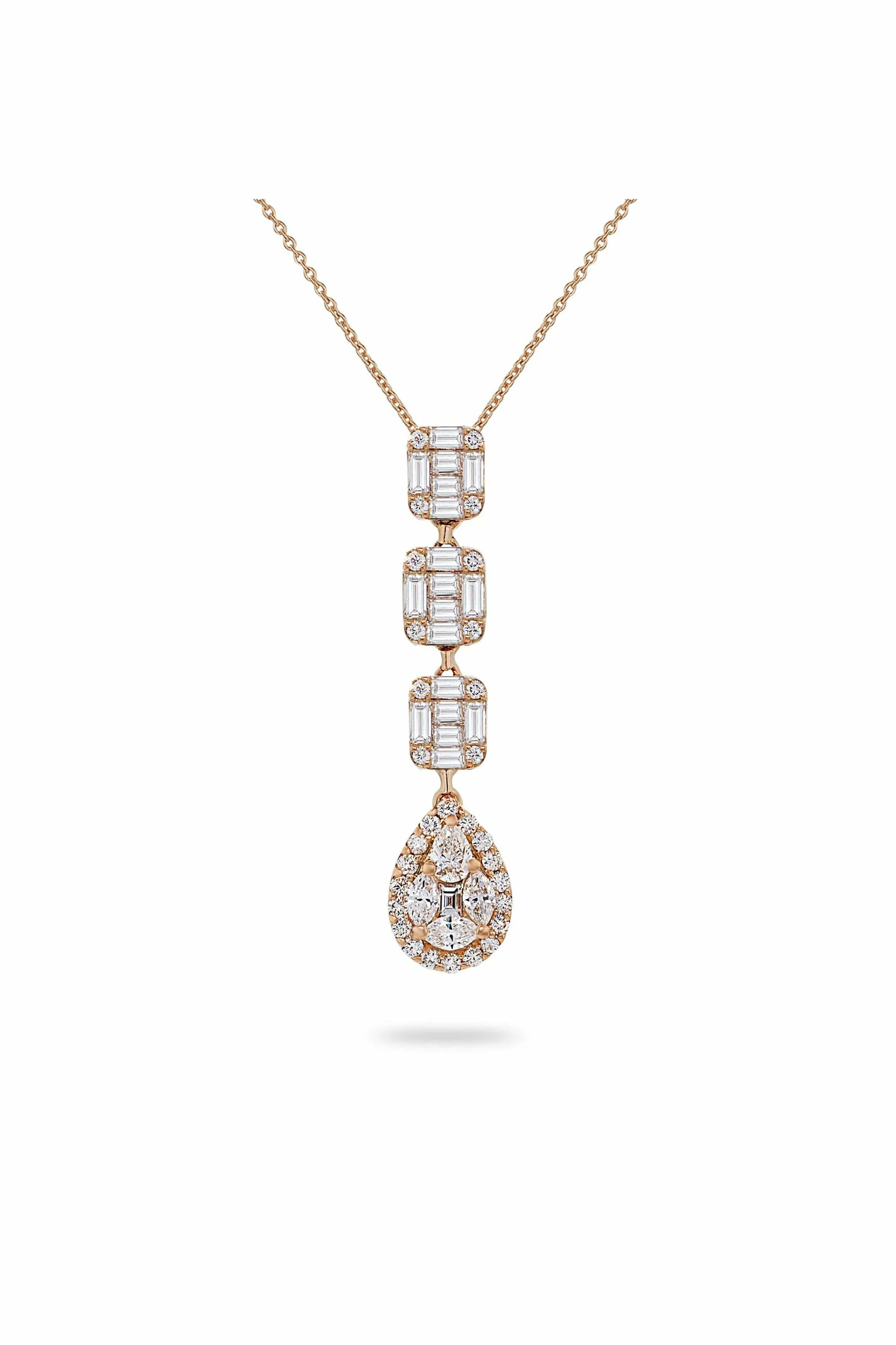 illusion square pear drop