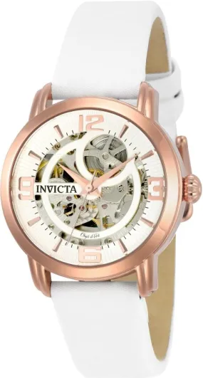 Invicta Objet D Art Automatic Silver Skeleton Dial Men's Watch 22655