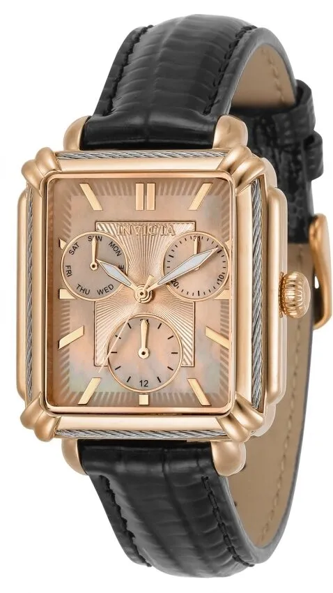 Invicta Wildflower Quartz Rose Gold Dial Ladies Watch 30860