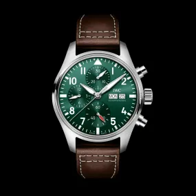 IWC Pilot’S Watch Chronograph 41 Watch, 41mm Green Dial, IW388103