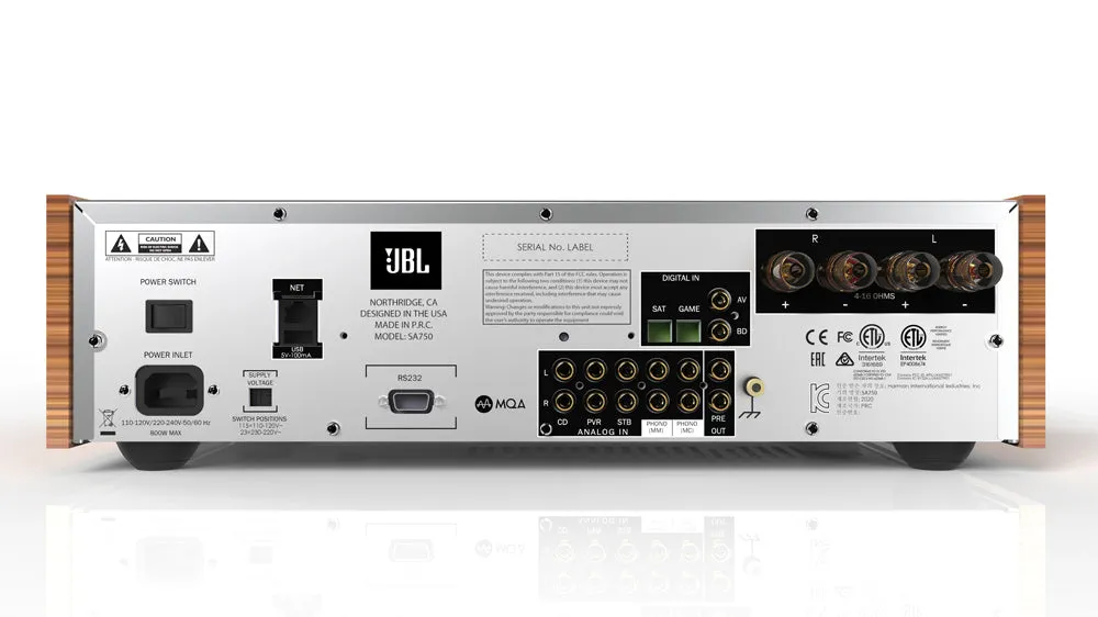 JBL SA750 Vintage Style Integrated Amplifier