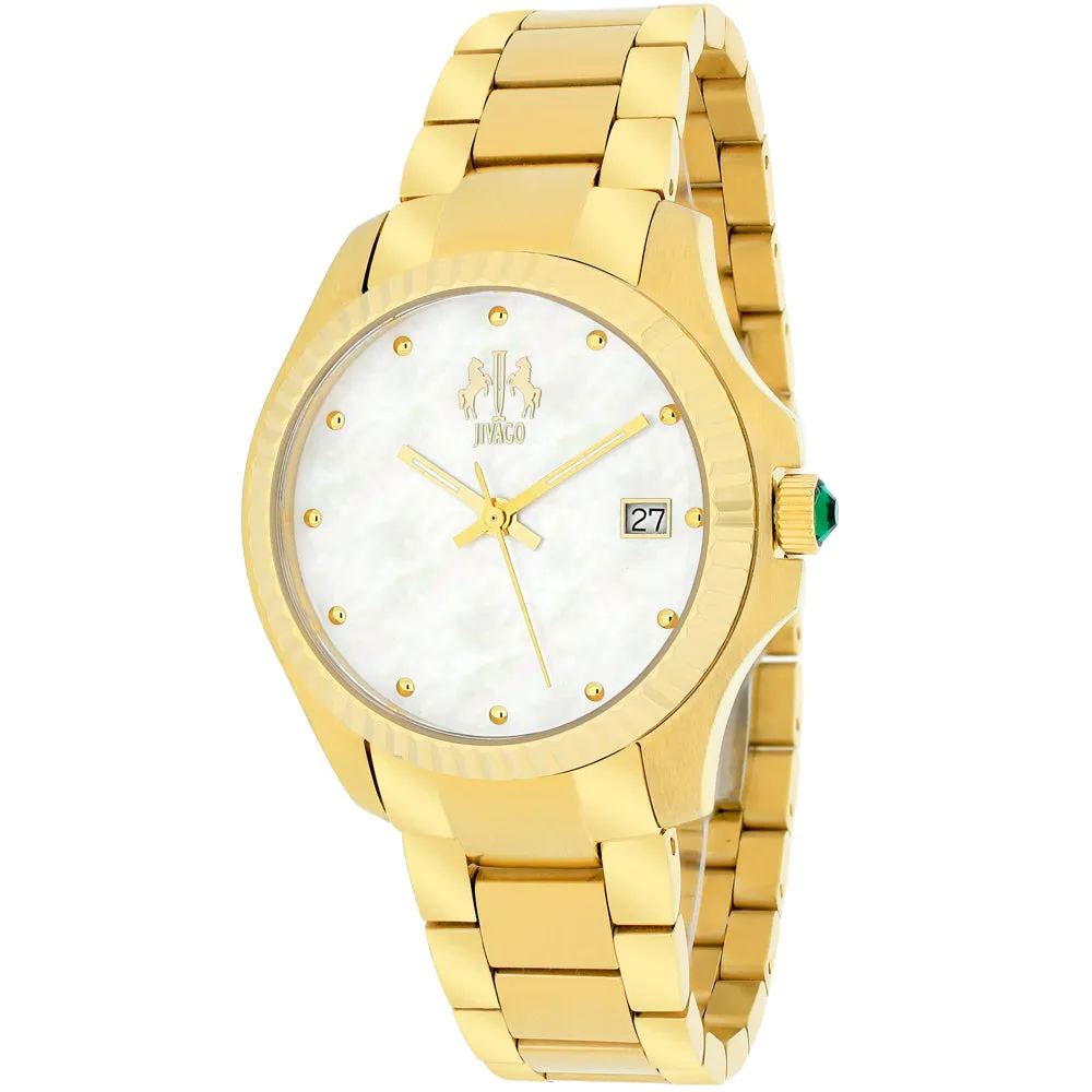 Jivago Women's Jolie White MOP Dial Watch - JV3214W