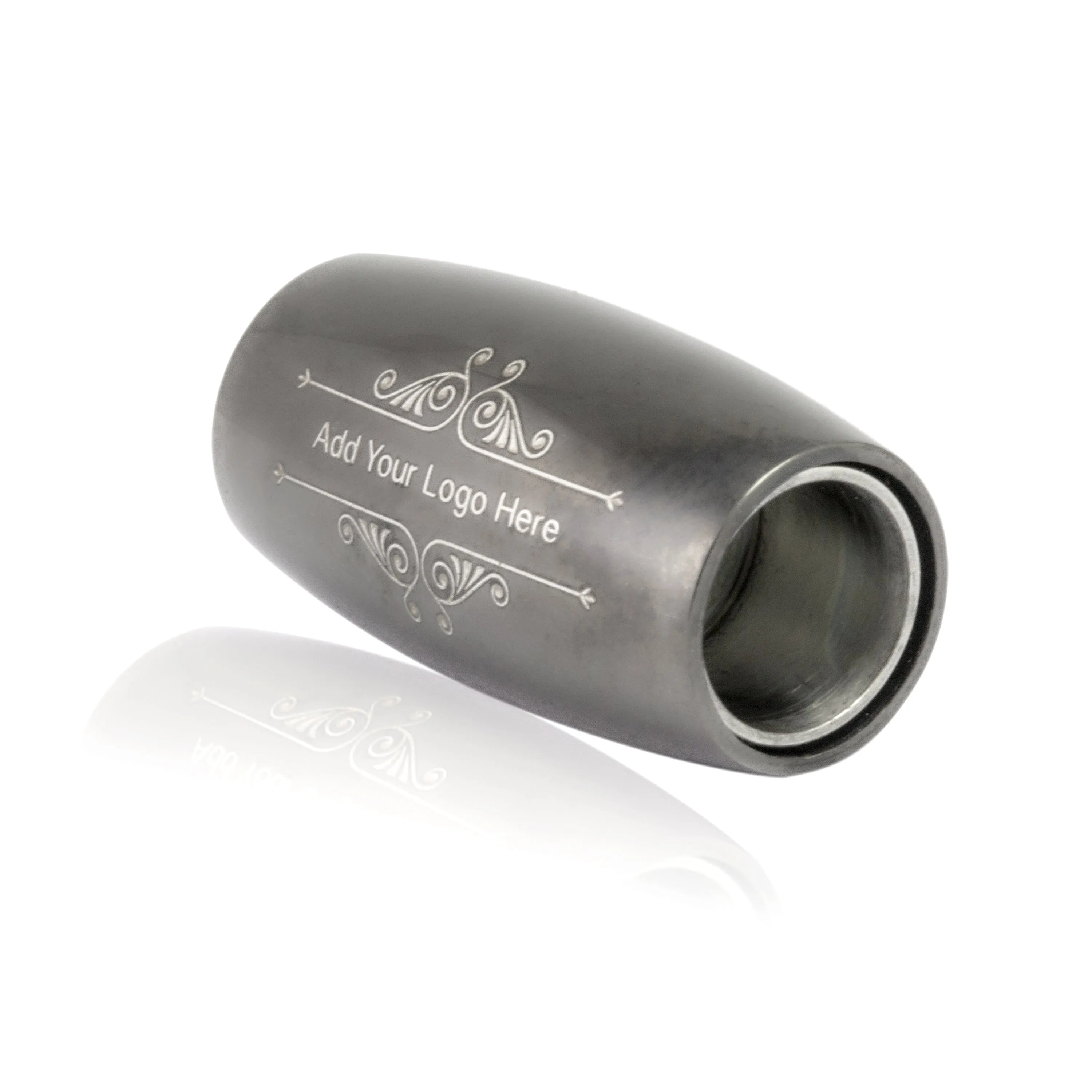 Laser Engraved, FOR 5/6MM LEATHER CORD, MOQ 20 PCS