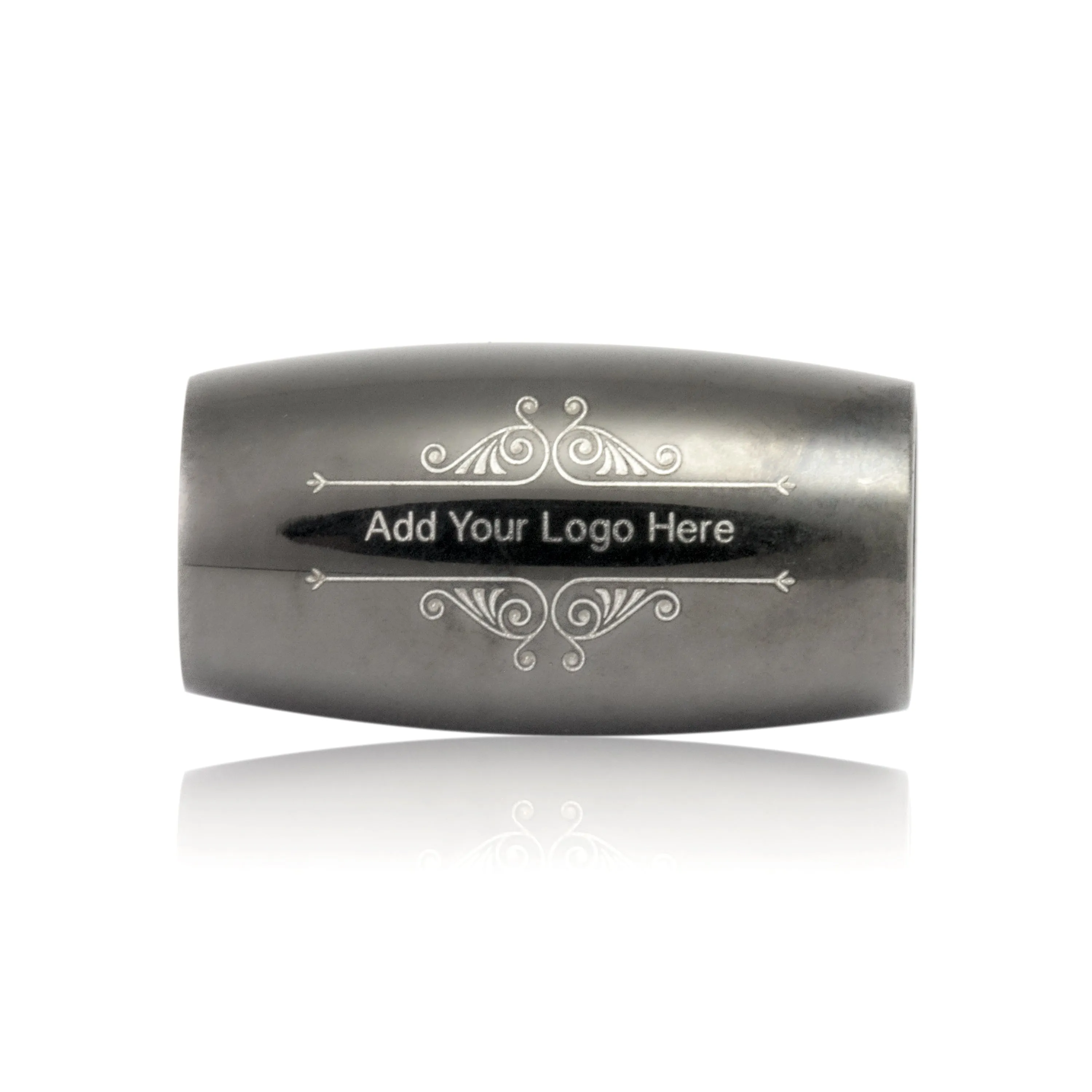 Laser Engraved, FOR 5/6MM LEATHER CORD, MOQ 20 PCS