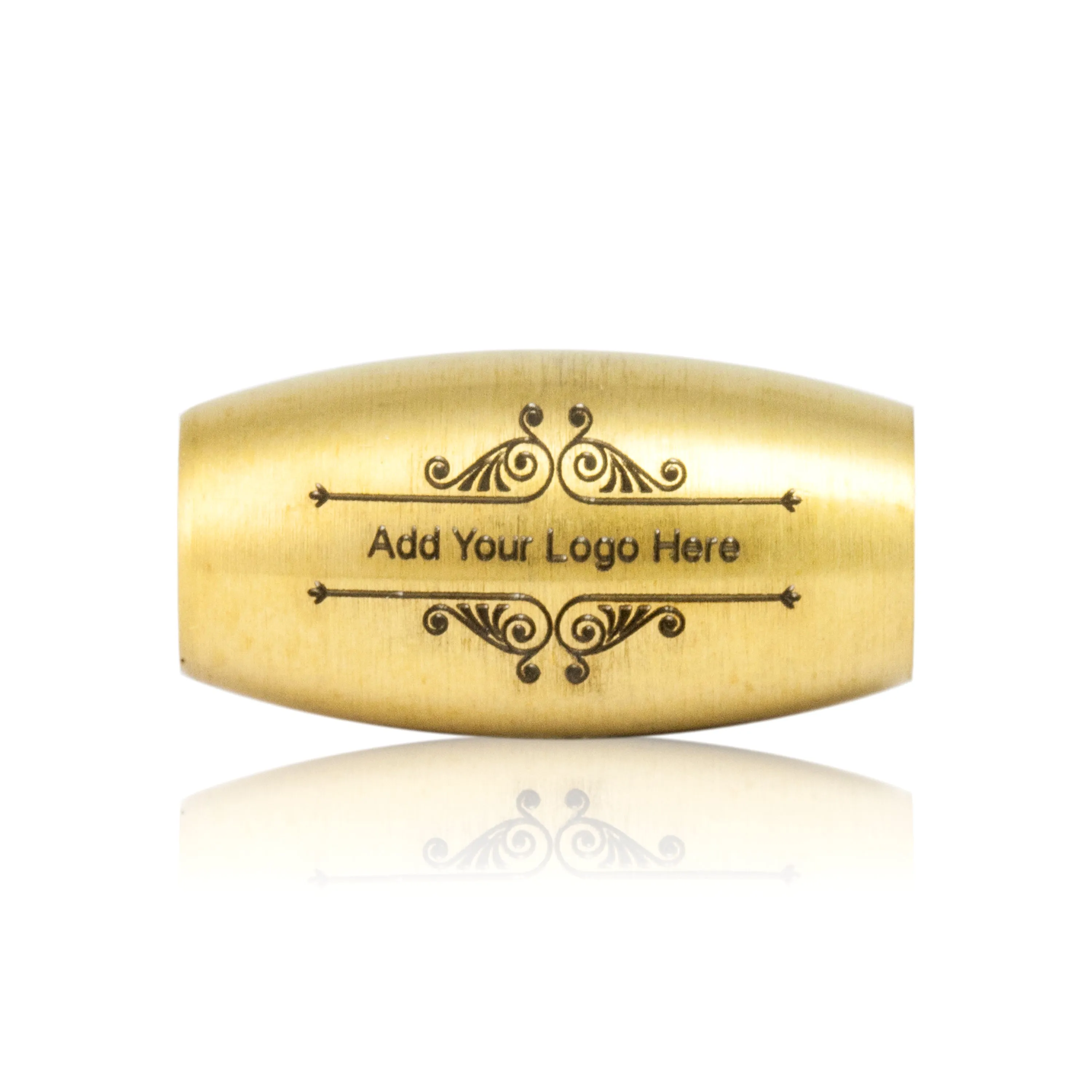 Laser Engraved, FOR 5/6MM LEATHER CORD, MOQ 20 PCS