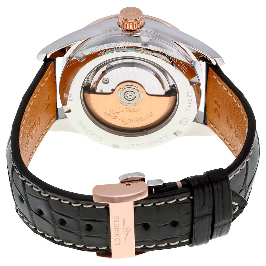 Longines Conquest Classic Black Dial GMT Automatic Men's Watch L2.799.5.56.3