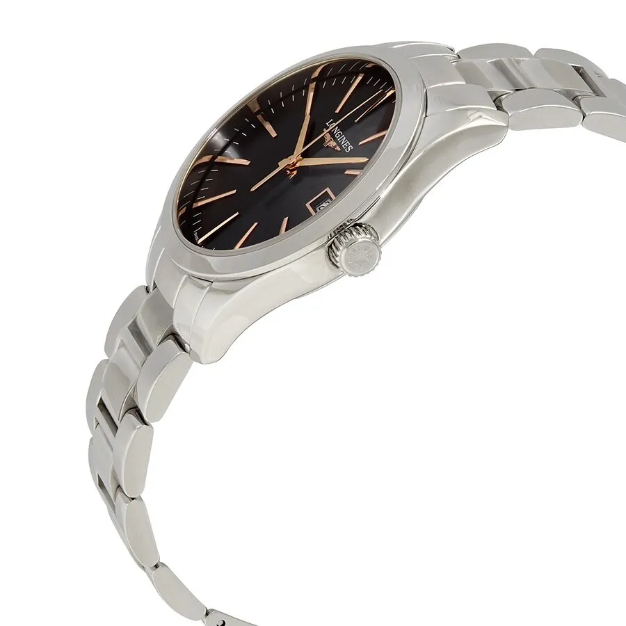 Longines Conquest Classic Quartz Black Dial Ladies Watch L23864526 L2.386.4.52.6