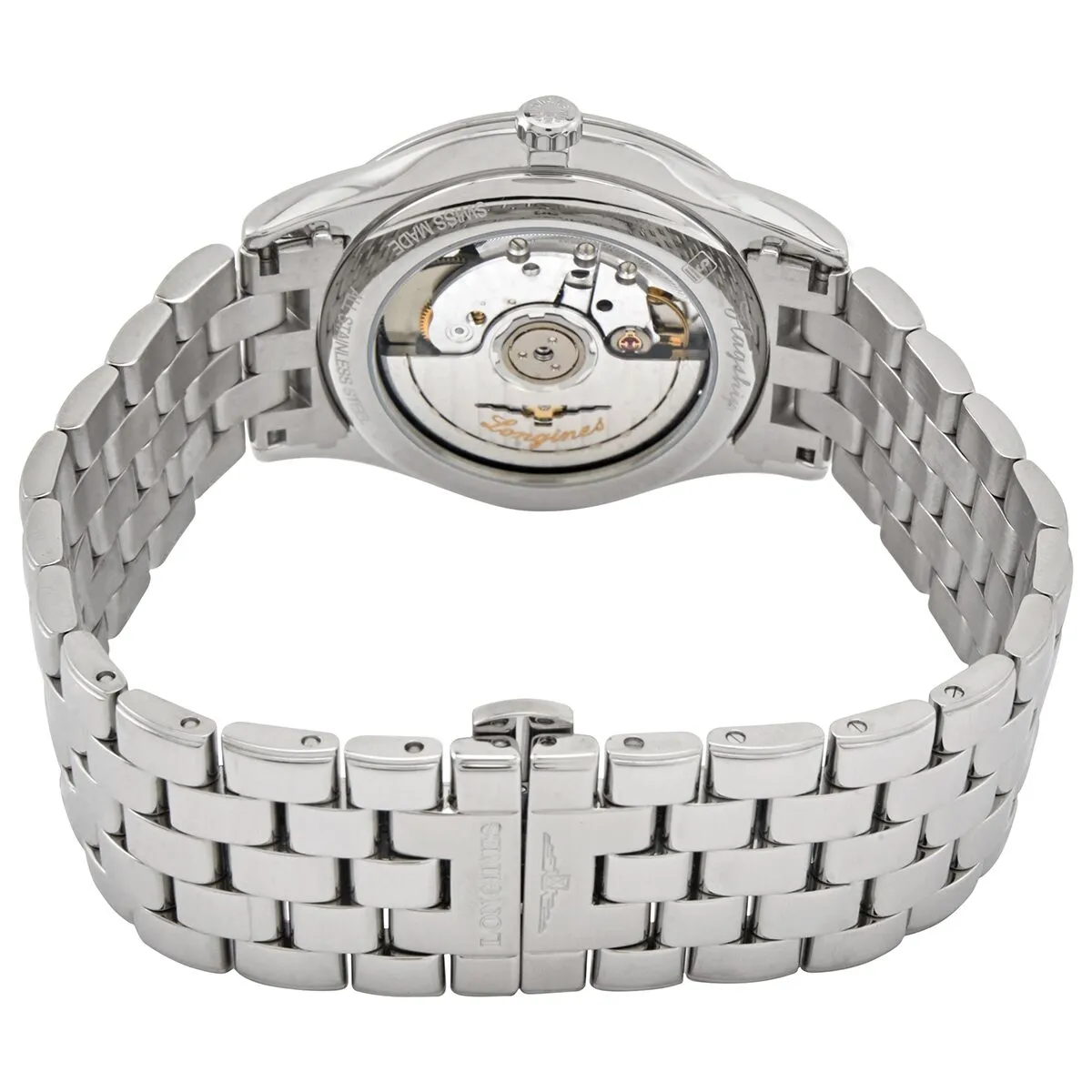 Longines Flagship Automatic Diamond Black Dial Men's Watch L4.974.4.57.6
