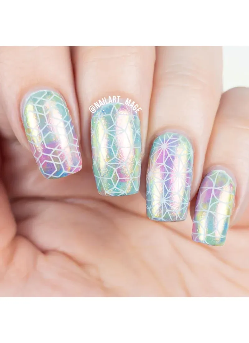 Luxe In Lines -  Uber Chic Stamping Plate