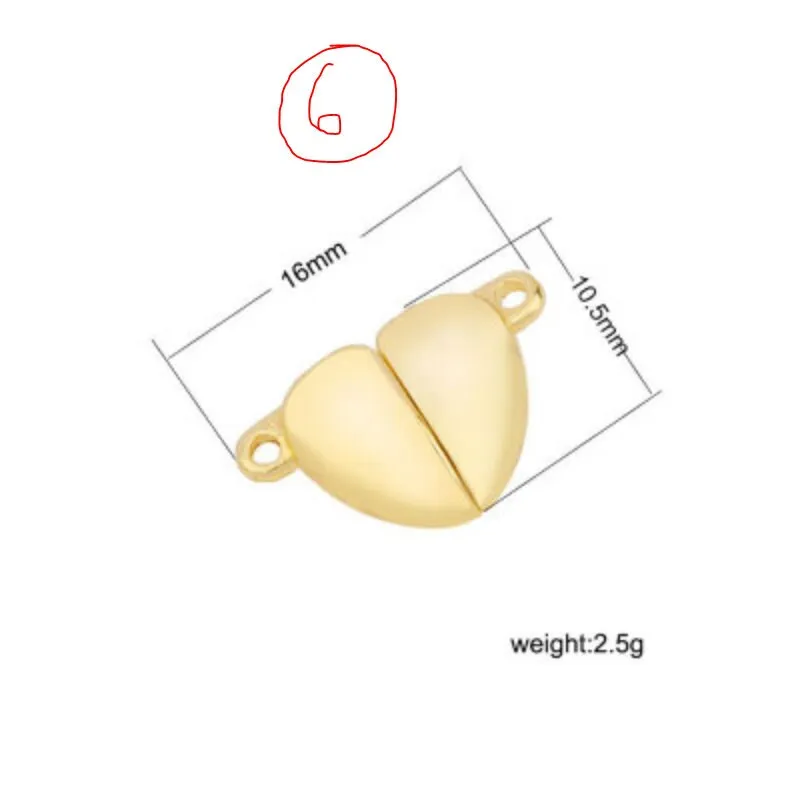 Magnetic Clasps for Leather Bracelet, Stainless Steel Magnet Clasp Closure, Jewelry Making DIY Accessories