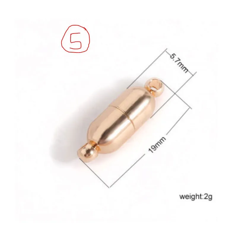Magnetic Clasps for Leather Bracelet, Stainless Steel Magnet Clasp Closure, Jewelry Making DIY Accessories