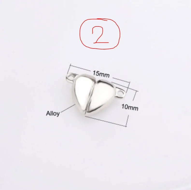 Magnetic Clasps for Leather Bracelet, Stainless Steel Magnet Clasp Closure, Jewelry Making DIY Accessories