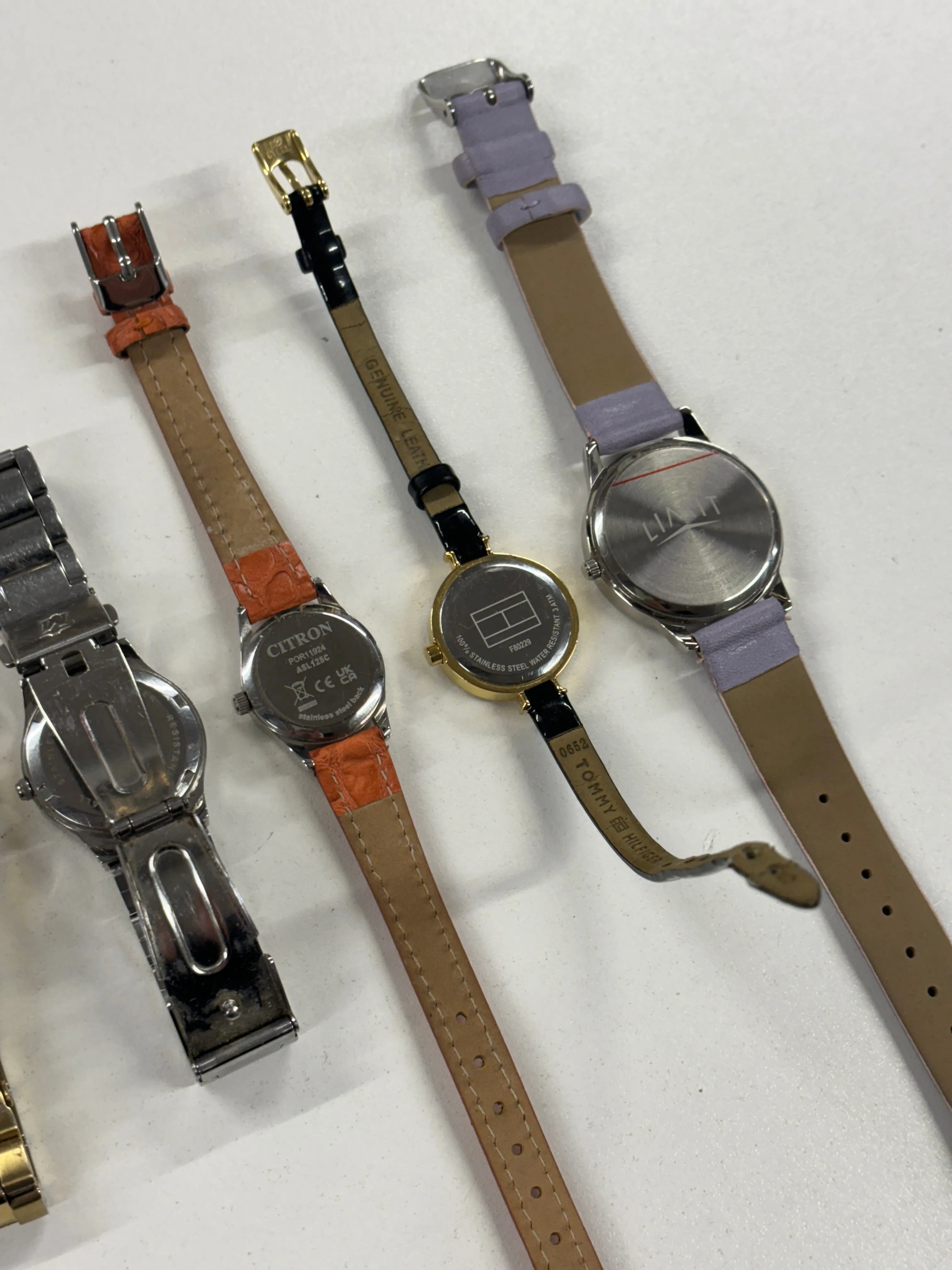 Massimo Dutti, Magnum, Citron, Limit, Tommy Hilfiger, Nicole Miller Bundle Of Six Womens Watches (Spares and Repairs)