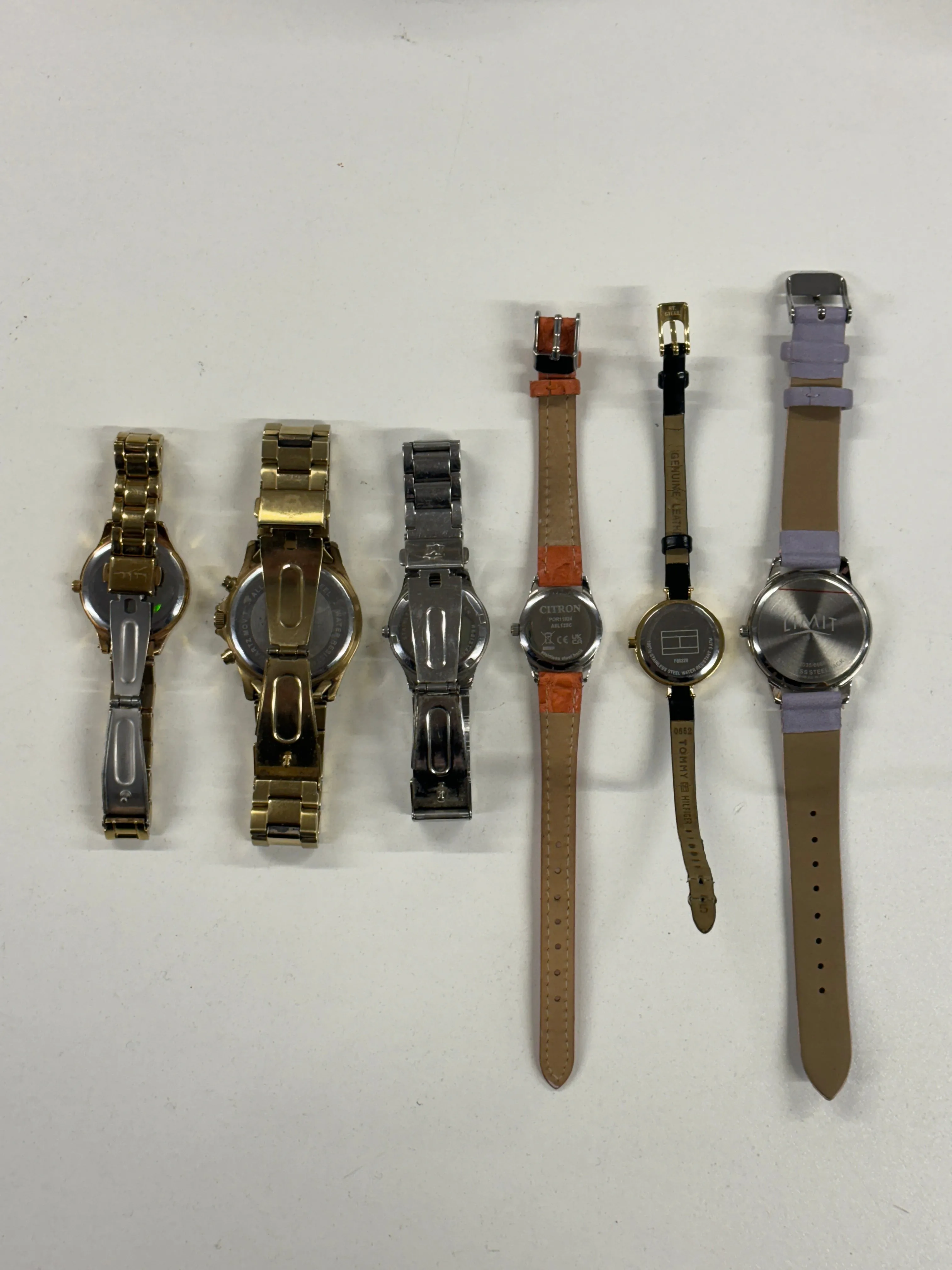Massimo Dutti, Magnum, Citron, Limit, Tommy Hilfiger, Nicole Miller Bundle Of Six Womens Watches (Spares and Repairs)