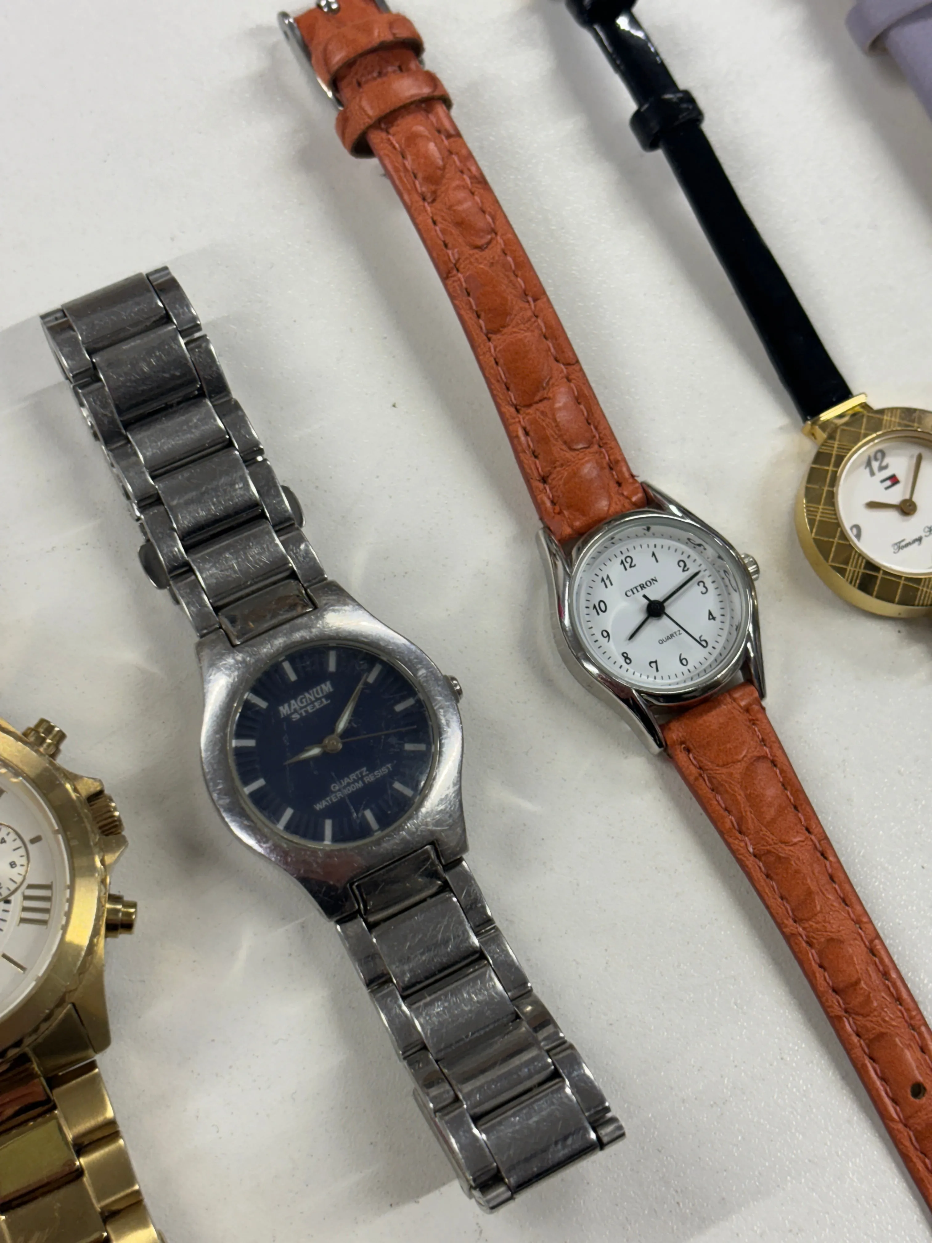 Massimo Dutti, Magnum, Citron, Limit, Tommy Hilfiger, Nicole Miller Bundle Of Six Womens Watches (Spares and Repairs)