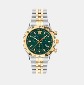 Men's Green Chronograph Stainless Steel Watch VE2U00522