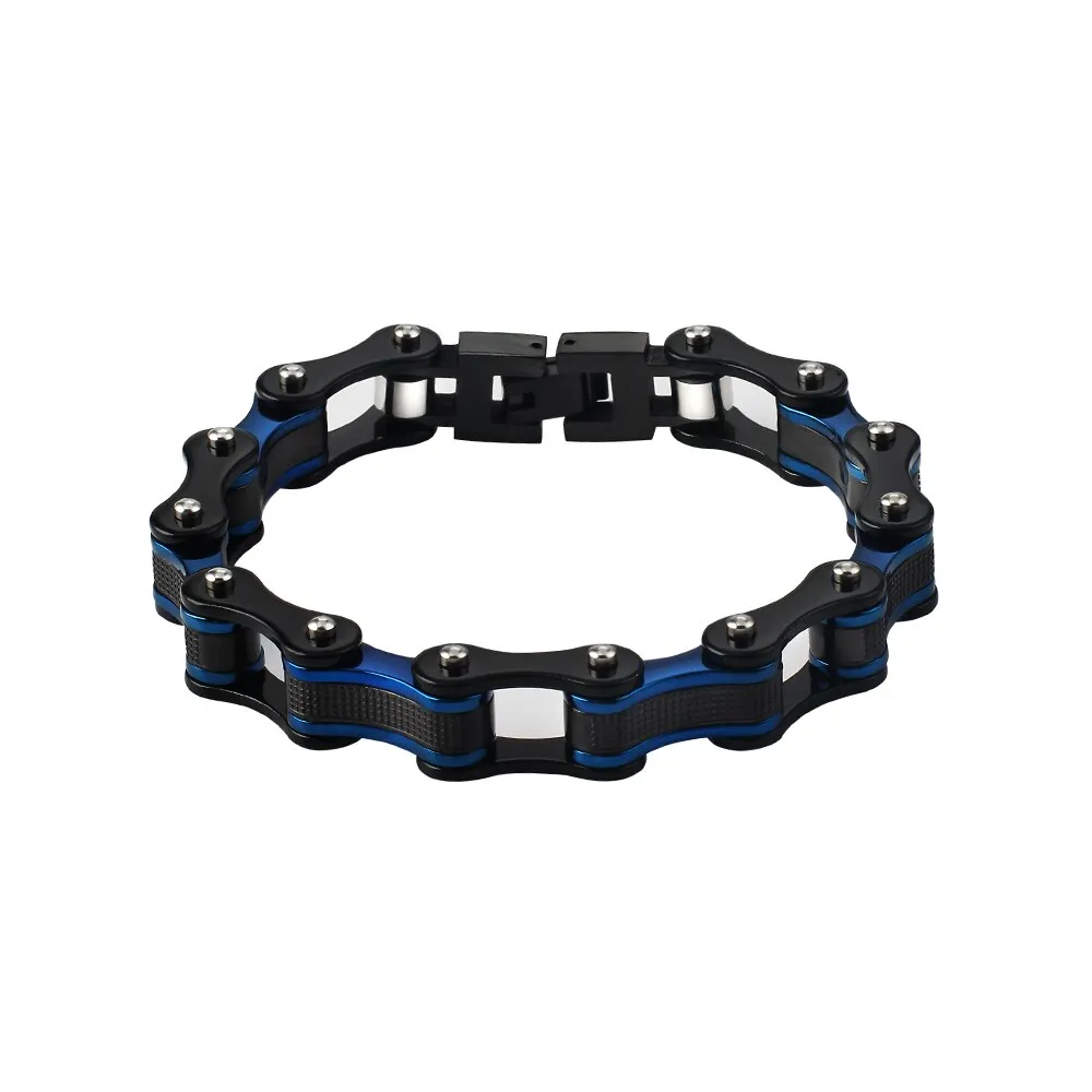 Men's Stainless Steel Biker Bracelet Punk Rock 316L Link Chain