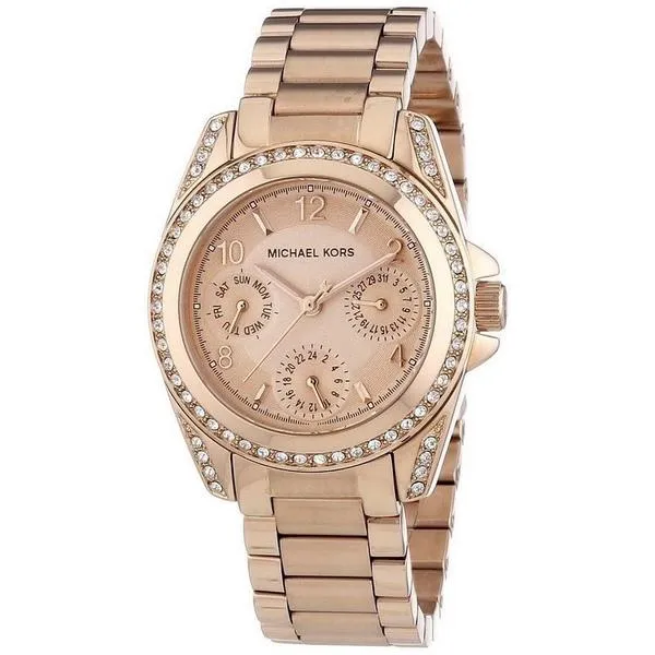 Michael Kors Blair Multi-Function Rose Dial Ladies Watch MK5613