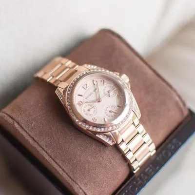 Michael Kors Blair Multi-Function Rose Dial Ladies Watch MK5613