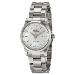Mido Multifort Automatic Mother of Pearl Dial Stainless Steel Ladies Watch M0050071110100 M005.007.11.101.00