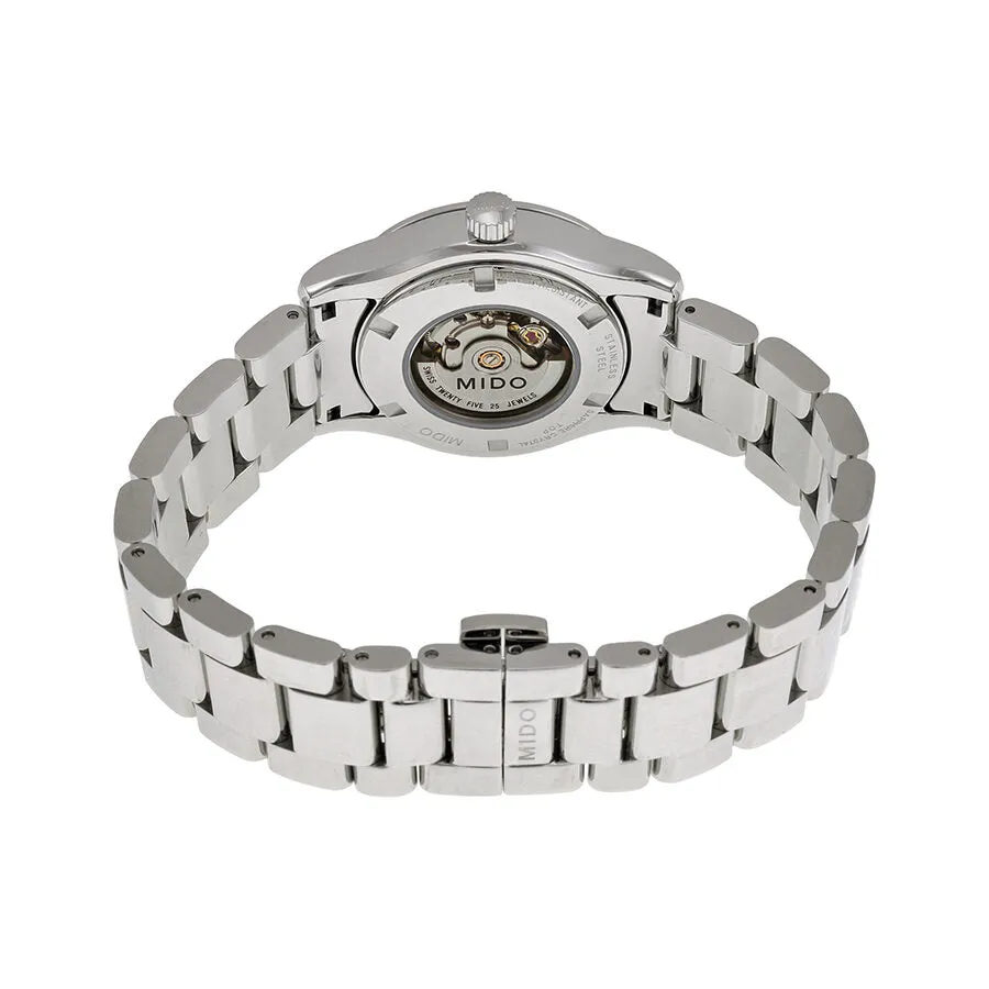 Mido Multifort Automatic Mother of Pearl Dial Stainless Steel Ladies Watch M0050071110100 M005.007.11.101.00