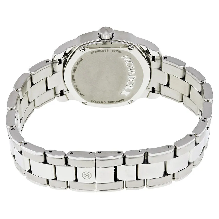 Movado LX Mother of Pearl Dial Stainless Steel Ladies Watch 0606619