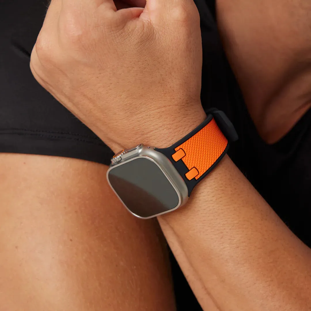 New AP Two-color Silicone Band For Apple Watch