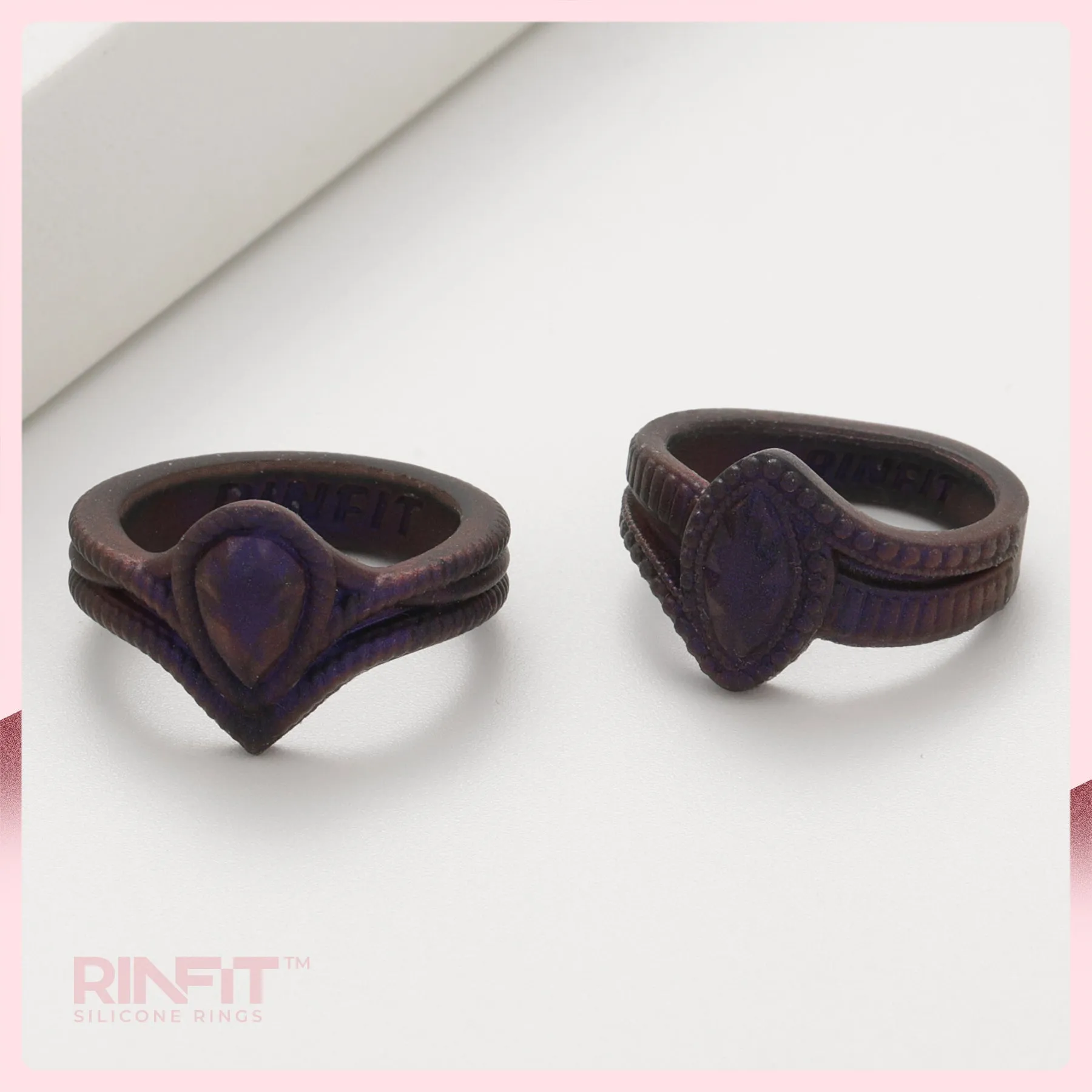NEW - Limited Edition! Pearl Colors Silicone Diamond Rings