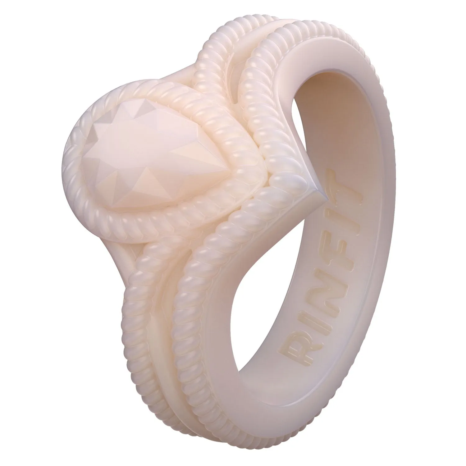 NEW - Limited Edition! Pearl Colors Silicone Diamond Rings