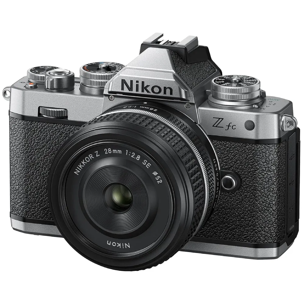 Nikon Z fc Mirrorless Camera with Nikkor Z 28mm f/2.8 (SE)