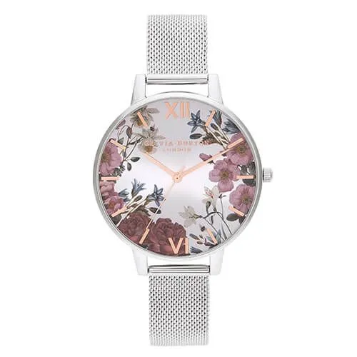 Olivia Burton British Blooms Mesh Watch