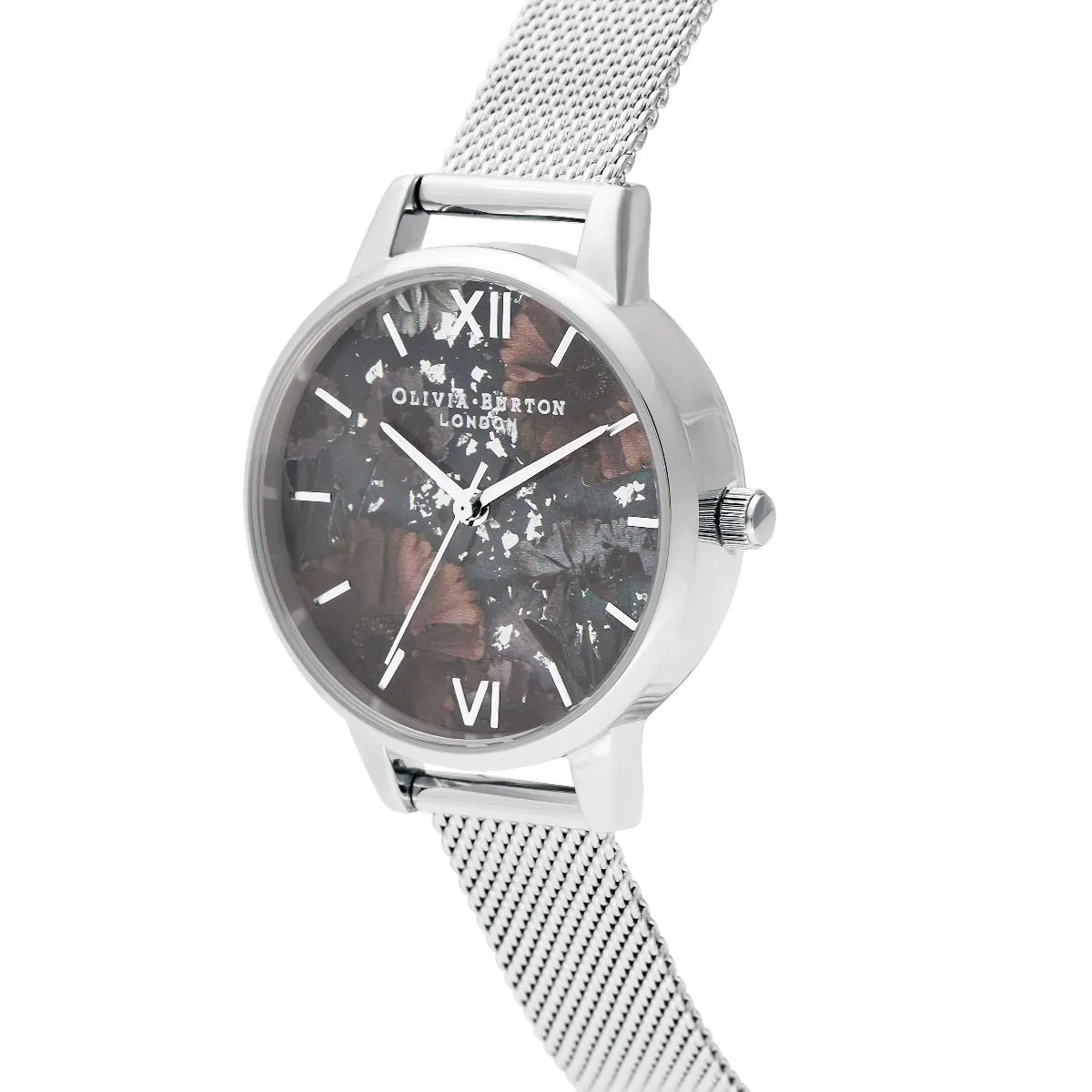 Olivia Burton Celestial Floral Mesh Watch