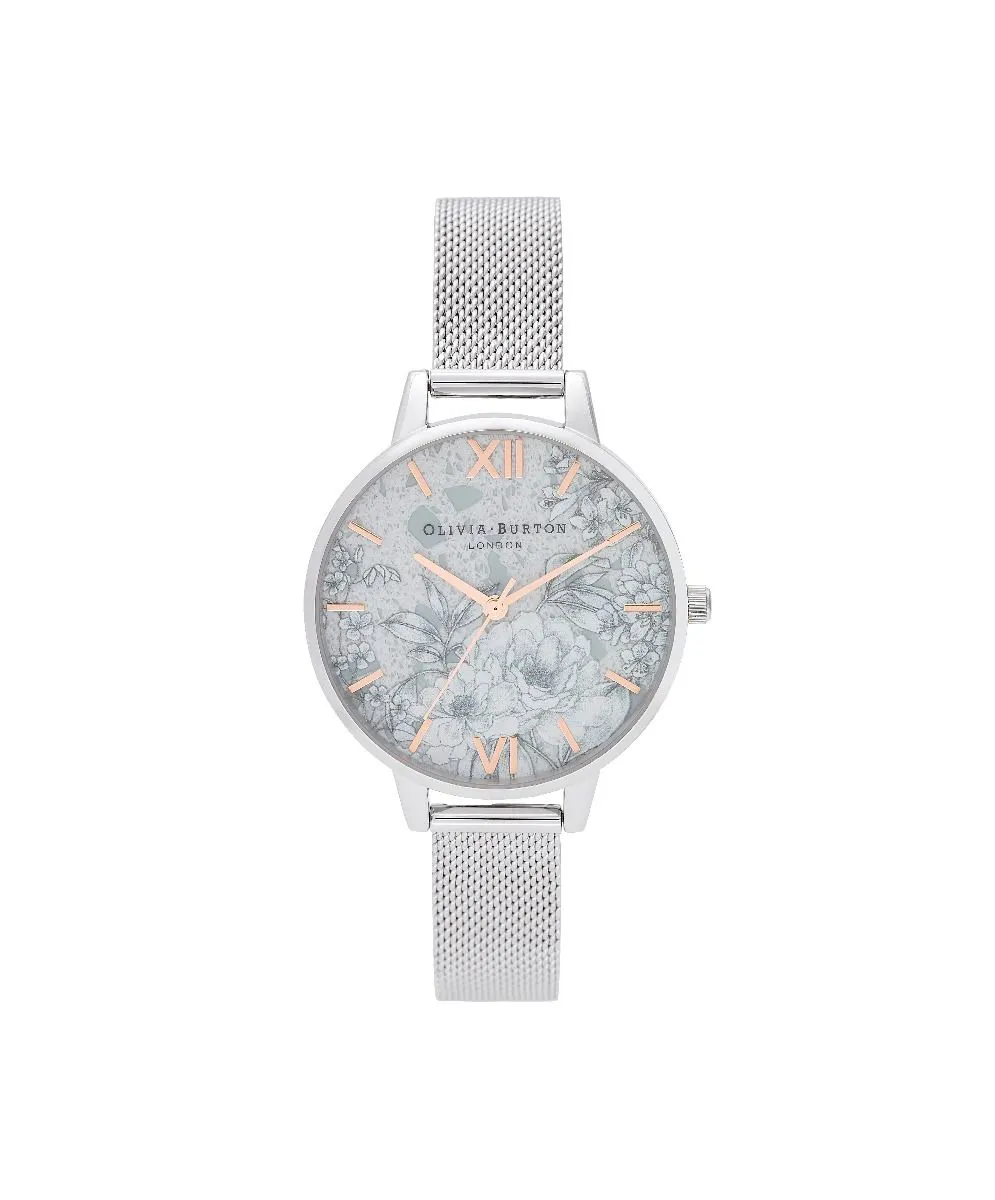 Olivia Burton Terrazzo Florals Mesh Watch