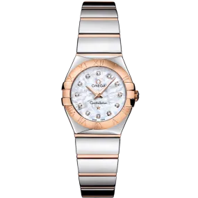 Omega Constellation 24 mm, steel - red gold on steel - red gold