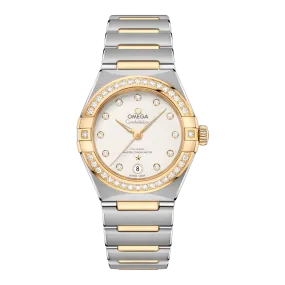Omega Constellation 29 mm, yellow gold on steel