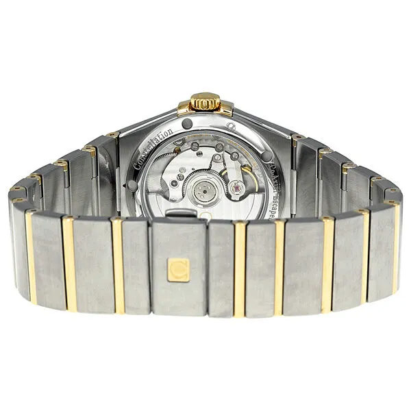 Omega Constellation Black Dial Stainless Steel and Yellow Gold Men's Watch 123.20.35.20.01.002