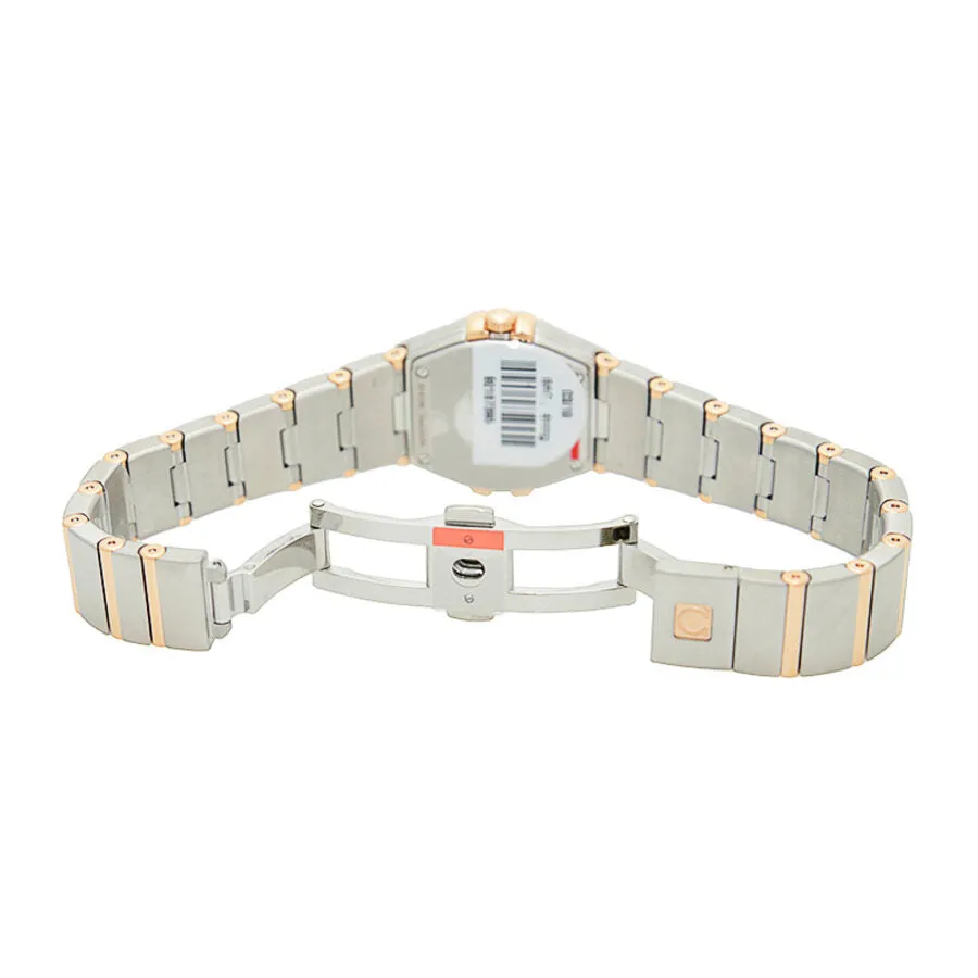 Omega Constellation Natural Gold Mother of Pearl Diamond Dial Ladies Watch 12325246057002