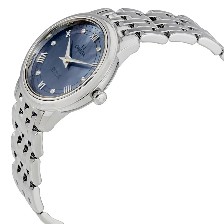 Omega De Ville Prestige Blue Mother of Pearl Ladies Watch 424.10.27.60.57.001