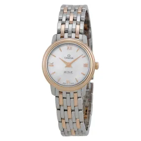 Omega DeVille Mother of Pearl Dial Rose Gold-tone Ladies Watch 42420246005002 424.20.24.60.05.002