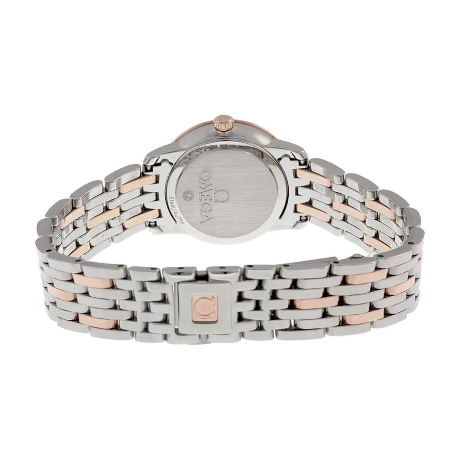 Omega DeVille Mother of Pearl Dial Rose Gold-tone Ladies Watch 42420246005002 424.20.24.60.05.002