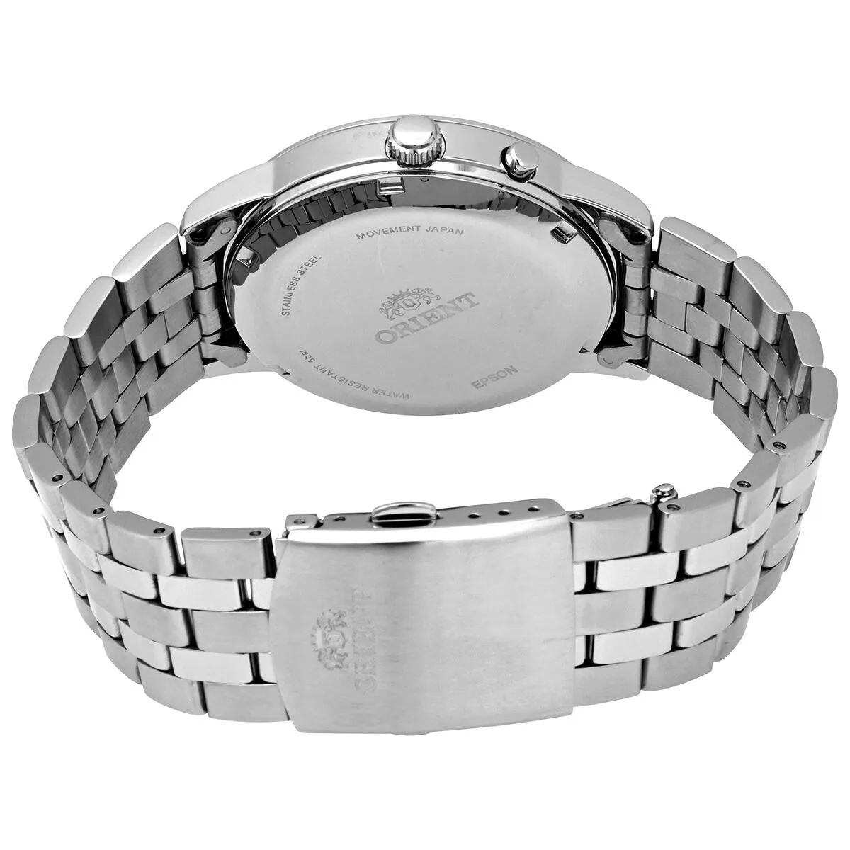 Orient Perpetual Calendar World Time Automatic Grey Dial Men's Watch FEU0A003WH