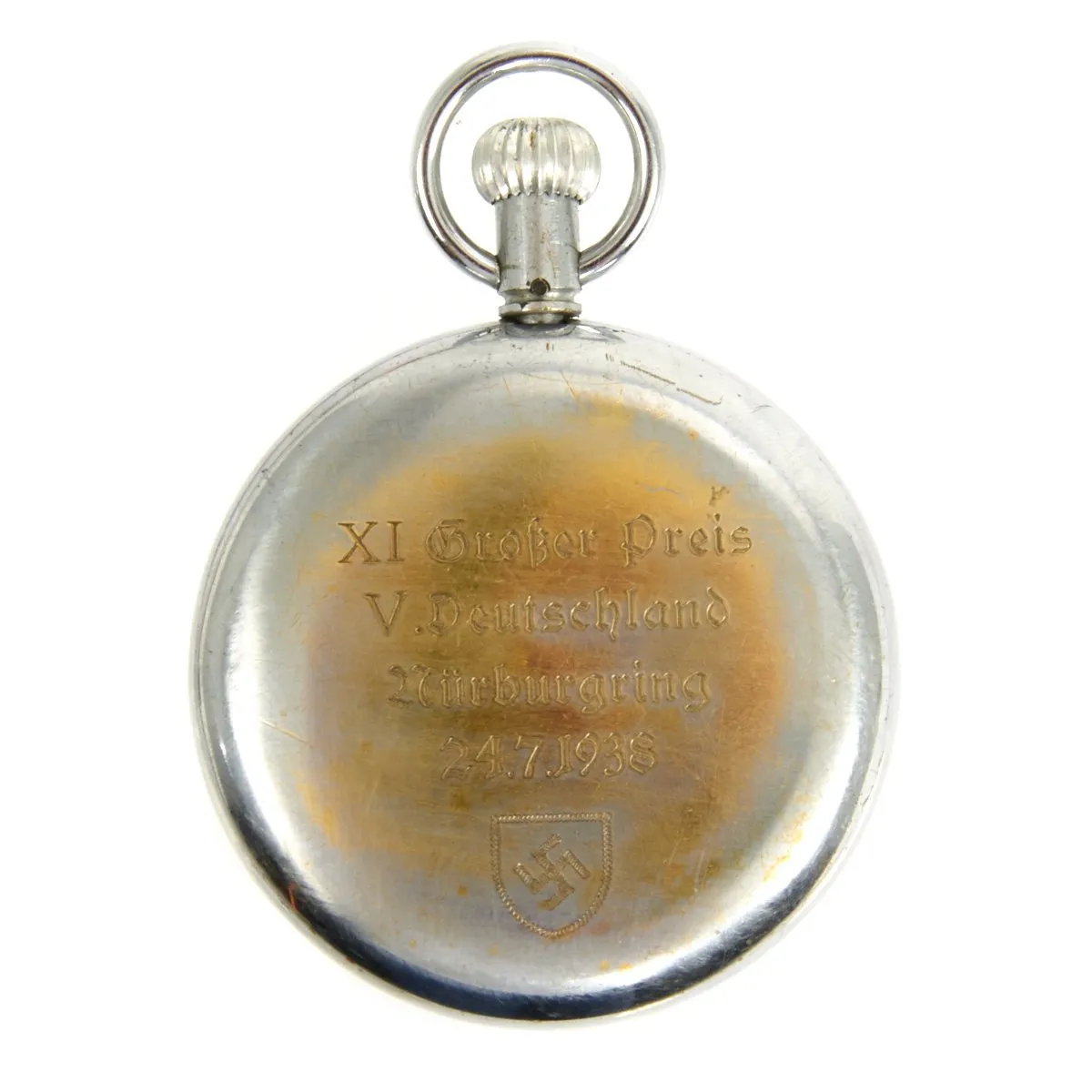 Original German WWII Mercedez Benz Grand Prix Team Stopwatch by Regent used at Nurburgring in 1938