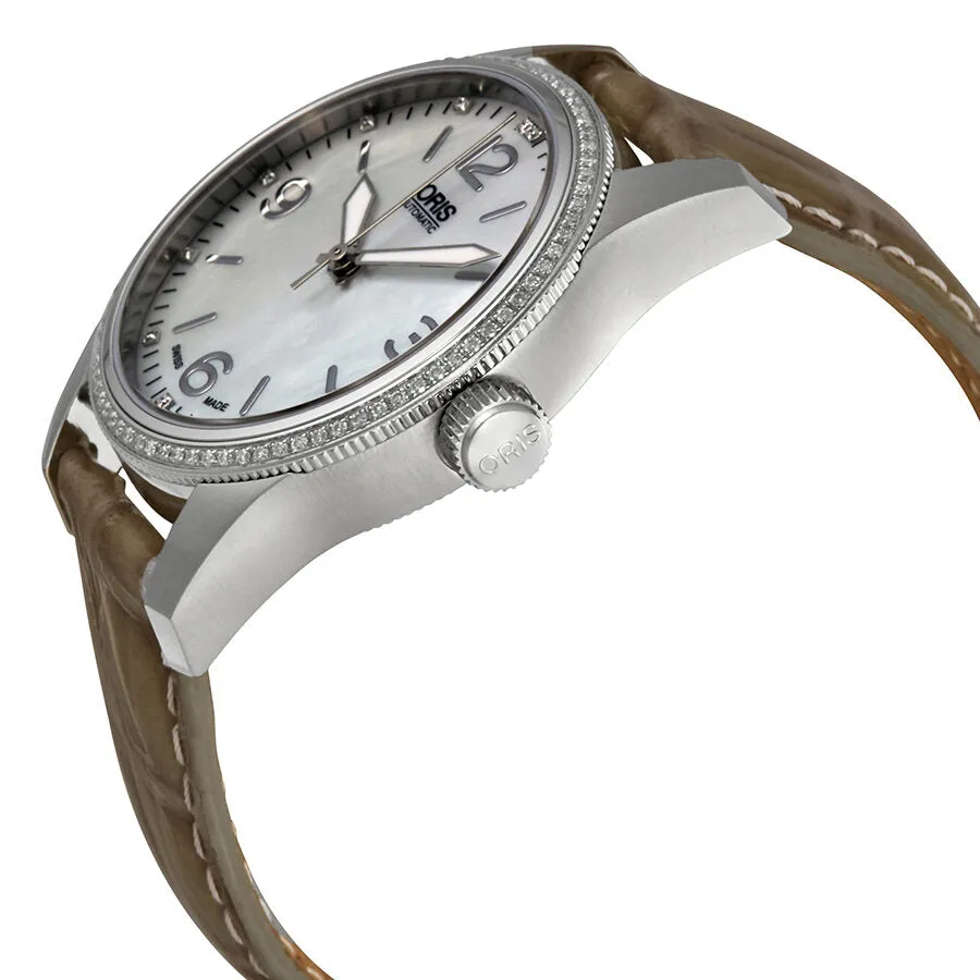 ORis Big Crown Mother of Pearl Diamond Ladies Automatic Watch 733-7649-4966TPLS 01 733 7649 4966-07